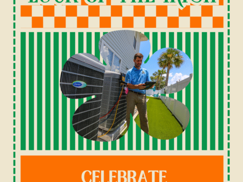 Green and Orange Illustrative St. Patrick's Day Instagram Post